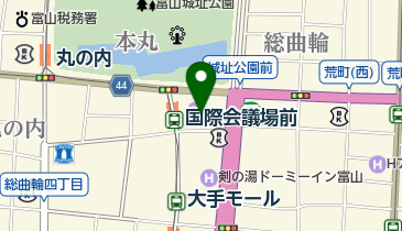 ANAクラウンプラザホテル富山 トイレの地図画像
