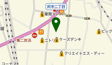 ケーズデンキ 横浜鶴見店 トイレの地図画像