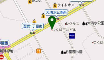 つくば三井ビル トイレの地図画像