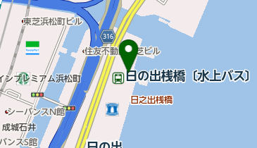 日の出客船ターミナル トイレの地図画像