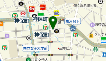 東京堂書店 神田神保町店 トイレの地図画像