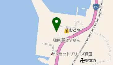 道の駅きょなん 駐車場トイレの地図画像