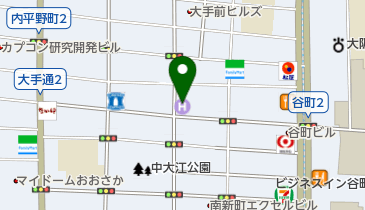 東横イン 天満橋大手前 トイレの地図画像