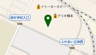 橋本アリオ 1階 LUSH付近 トイレの地図画像