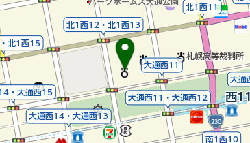 札幌家庭・簡易裁判所 トイレの地図画像
