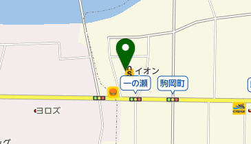 イオン 駒岡店 トイレの地図画像