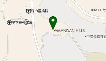 AMANDAN HILLS トイレの地図画像