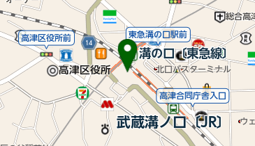 ホテルメッツ溝ノ口 トイレの地図画像
