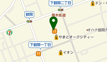 イトーヨーカドー 大和鶴間店 トイレの地図画像