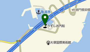 うずしお汽船 待合室洋式トイレの地図画像