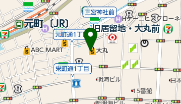 大丸 神戸店 トイレの地図画像