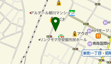 青森駅前 公衆トイレの地図画像