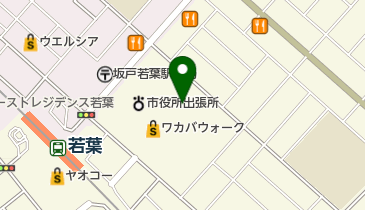 シネプレックスわかば トイレの地図画像