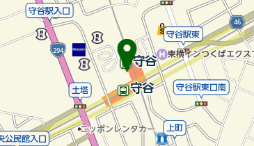 西口公衆トイレの地図画像
