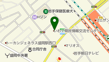 アイーナ 5階 トイレの地図画像