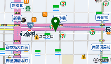 大阪府大阪市中央区東心斎橋のトイレ一覧 Navitime