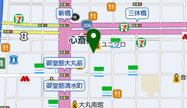 THE SUIT COMPANY 心斎橋店 トイレの地図画像