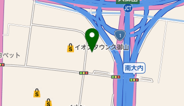 くら寿司 久御山店 トイレの地図画像