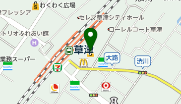 近鉄百貨店 草津店 5階 トイレの地図画像