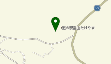 道の駅 霊山たけやま トイレの地図画像