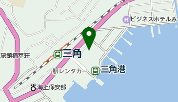 三角港 トイレの地図画像