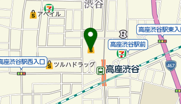 大和市役所 渋谷分室 トイレの地図画像