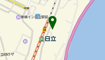 日立駅 海岸口公衆トイレの地図画像