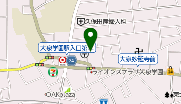 大泉区民事務所 トイレの地図画像
