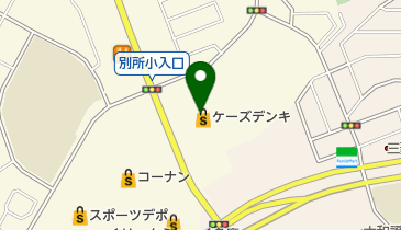 ケーズデンキ 多摩ニュータウン店 トイレの地図画像
