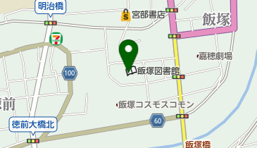 飯塚図書館 トイレの地図画像