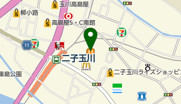 二子玉川ライズショッピングセンター 2階 トイレの地図画像
