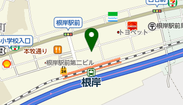 根岸東急ストア トイレの地図画像