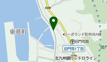 門司港潮風通り トイレの地図画像