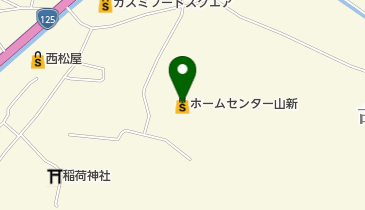 ジョイフル山新 下妻店 トイレの地図画像