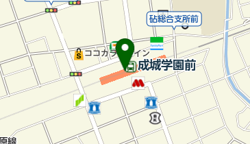 成城コルティ 3階 右 トイレの地図画像