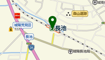 JR 長池駅 改札外 トイレの地図画像