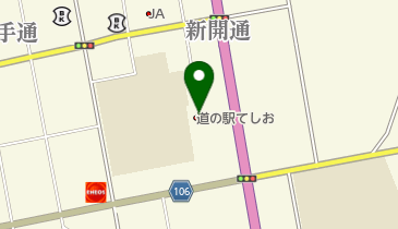 道の駅 てしお トイレの地図画像