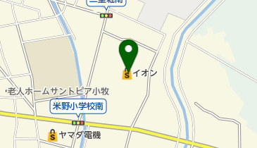 イオン 小牧店 トイレの地図画像