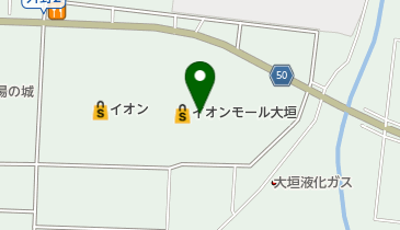 イオン 大垣店 トイレの地図画像