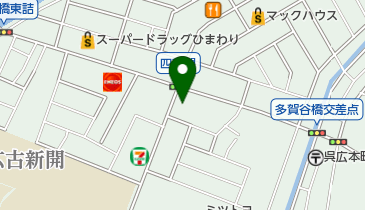 マックスバリュ 広中央店 トイレの地図画像