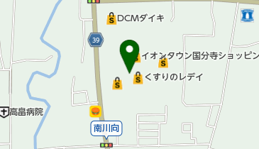 ザ・ビッグ 国分寺店 トイレの地図画像