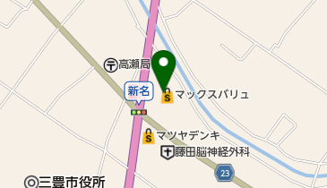 マックスバリュ 高瀬店 トイレの地図画像