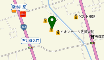イオン 佐賀大和店 トイレの地図画像