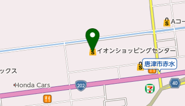 イオン 唐津店 トイレの地図画像