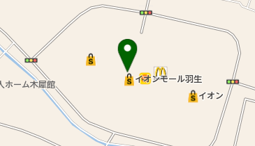 イオンモール 羽生 トイレの地図画像