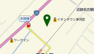 ザ・ビッグ エクストラ津河芸店 トイレの地図画像