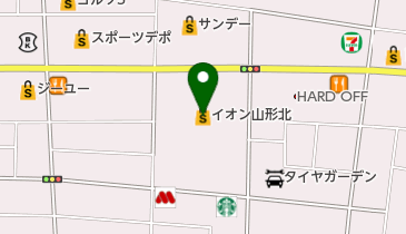 イオン 山形北店 トイレの地図画像