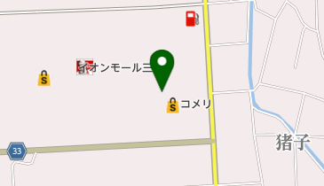 イオン 三川店 トイレの地図画像