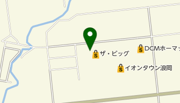 ザ ビッグ 浪岡店 トイレの地図画像