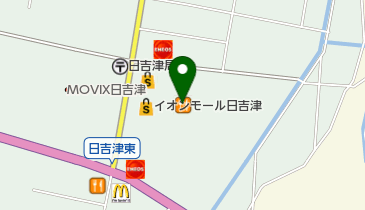 イオン 日吉津店 トイレの地図画像